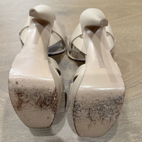 Nude YSL Tribute Sandals size 39 1/2 - Picture 3 of 3